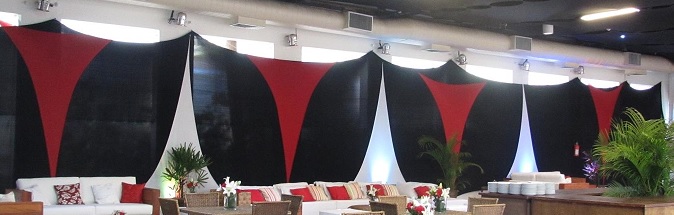 DECORAÇÃO COM LYCRA TENSIONADA DECORAÇÃO COM LYCRA TENSIONADA