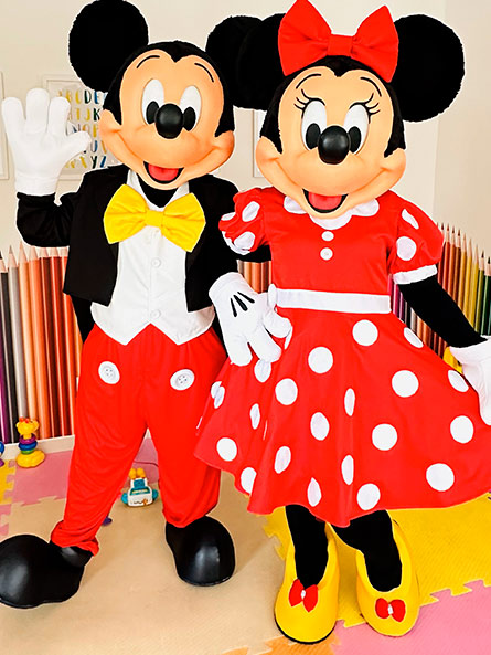 Personagem Mickey e Minnie para evento Personagem Mickey e Minnie para evento